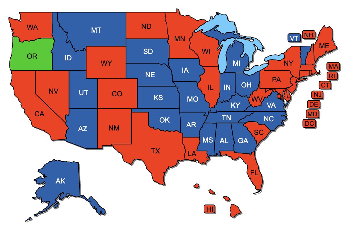 kentucky ccw reciprocity map Oregon Chl Reciprocity kentucky ccw reciprocity map